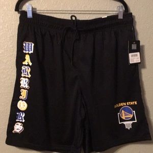 NBA Golden Stare Warriors Basketball Shorts Size Medium NWT